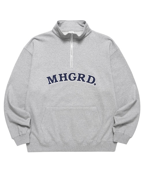 mahagrid/マハグリッド』ARC LOGO HALF ZIP SWEATSHIRT