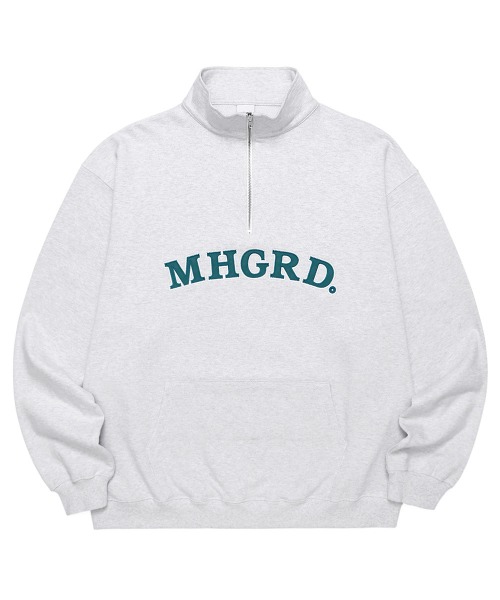 mahagrid/マハグリッド』ARC LOGO HALF ZIP SWEATSHIRT/アーチロゴ