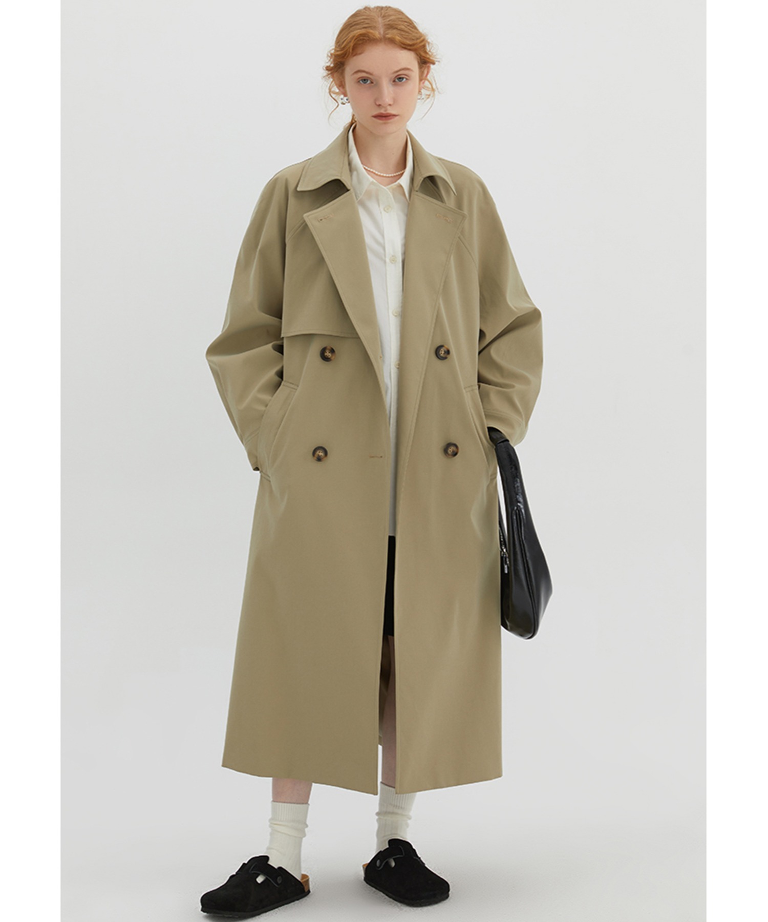 FANO STUDIOS MEDIUM LENGTH TRENCH COAT-