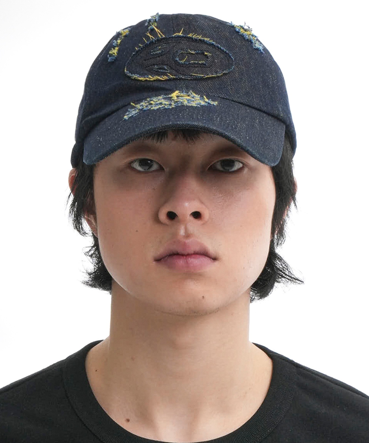 OY/オーワイ』 DESTROYED S.L DENIM CAP/デストロイドデニムキャップ OY│A'GEM/9×.KOM【公式】｜韓国・ストリートブランド通販サイト  エージェムナイン ドットケーオーエム