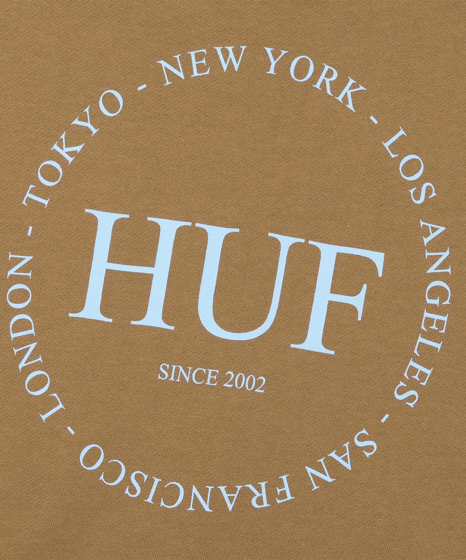 FINE PRINT FLEECE HOODIE / HUF ハフ ヘビーウェイト プリントロゴ パーカー