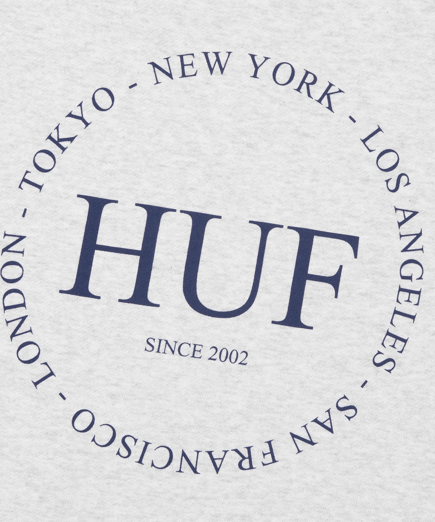 FINE PRINT FLEECE HOODIE / HUF ハフ ヘビーウェイト プリントロゴ パーカー