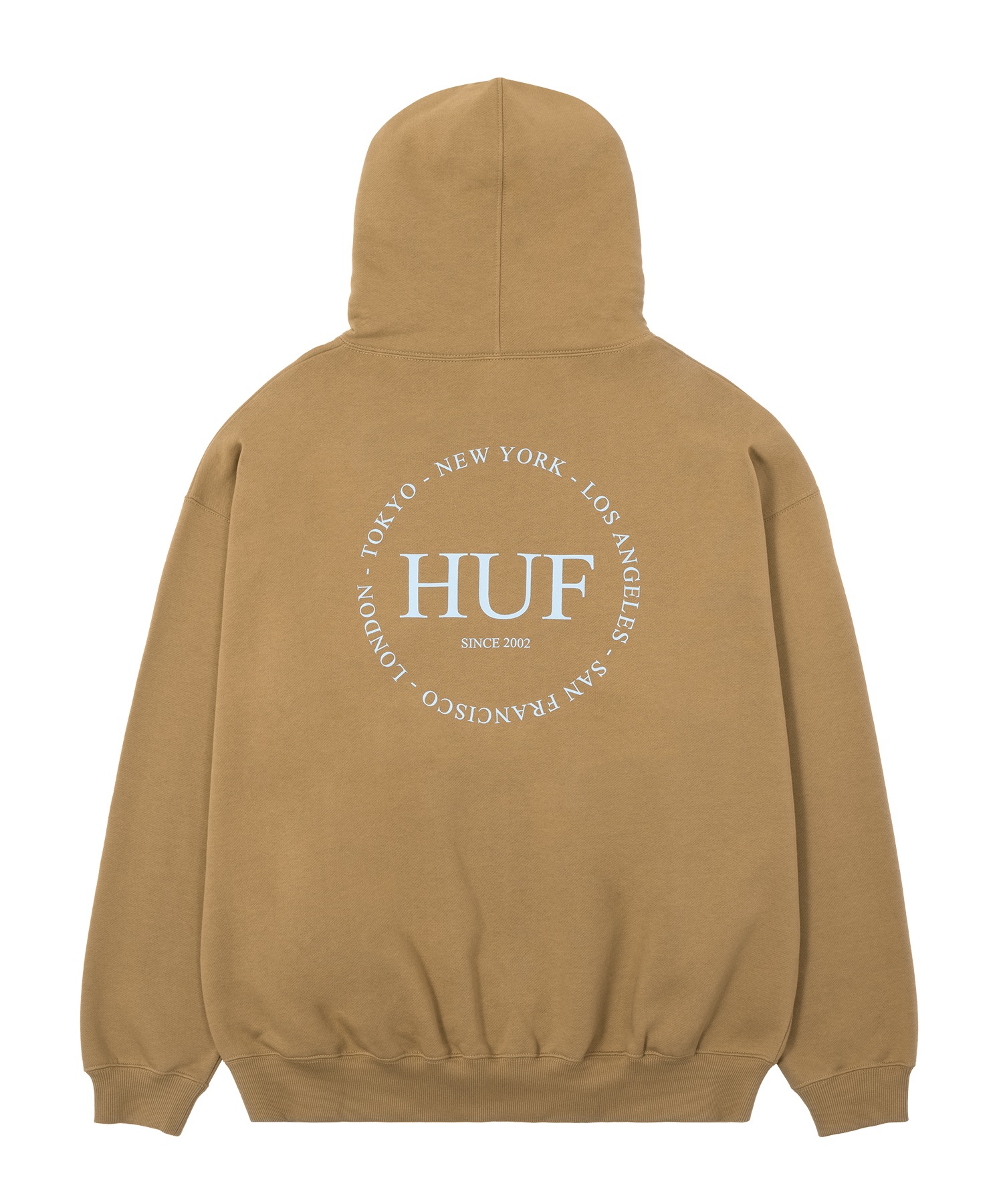 FINE PRINT FLEECE HOODIE / HUF ハフ ヘビーウェイト プリントロゴ パーカー
