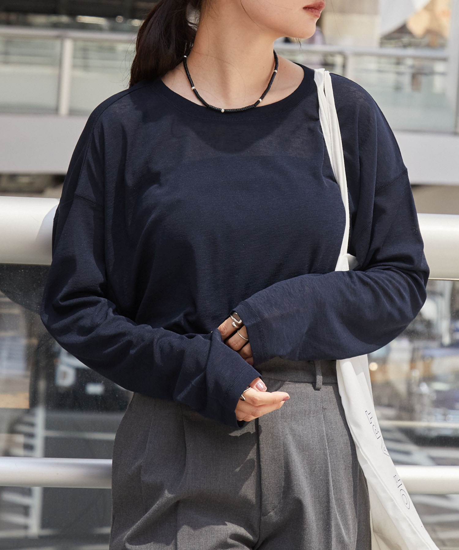 トップス ruru SLY | OFFSHOULDER RIB HG トップス (ニット ) |SHEL'TTER WEBSTORE