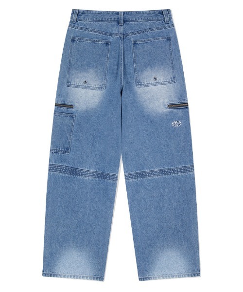 mahagrid/マハグリッド』FATIGUE ZIP DENIM PANT/ジップデニムパンツ