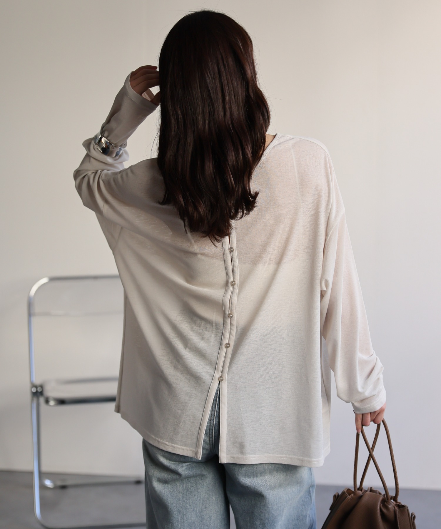 model：156cm 着用サイズ：FREE