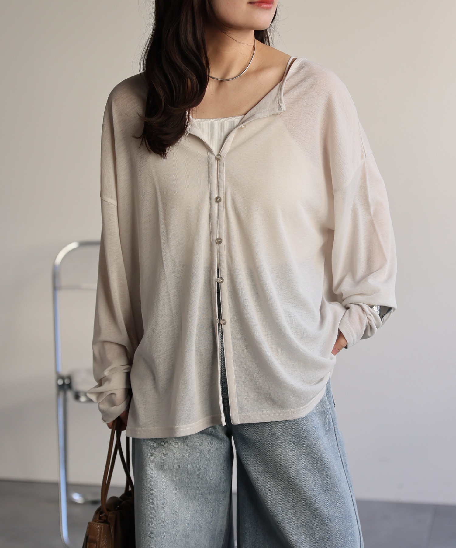 model：156cm 着用サイズ：FREE