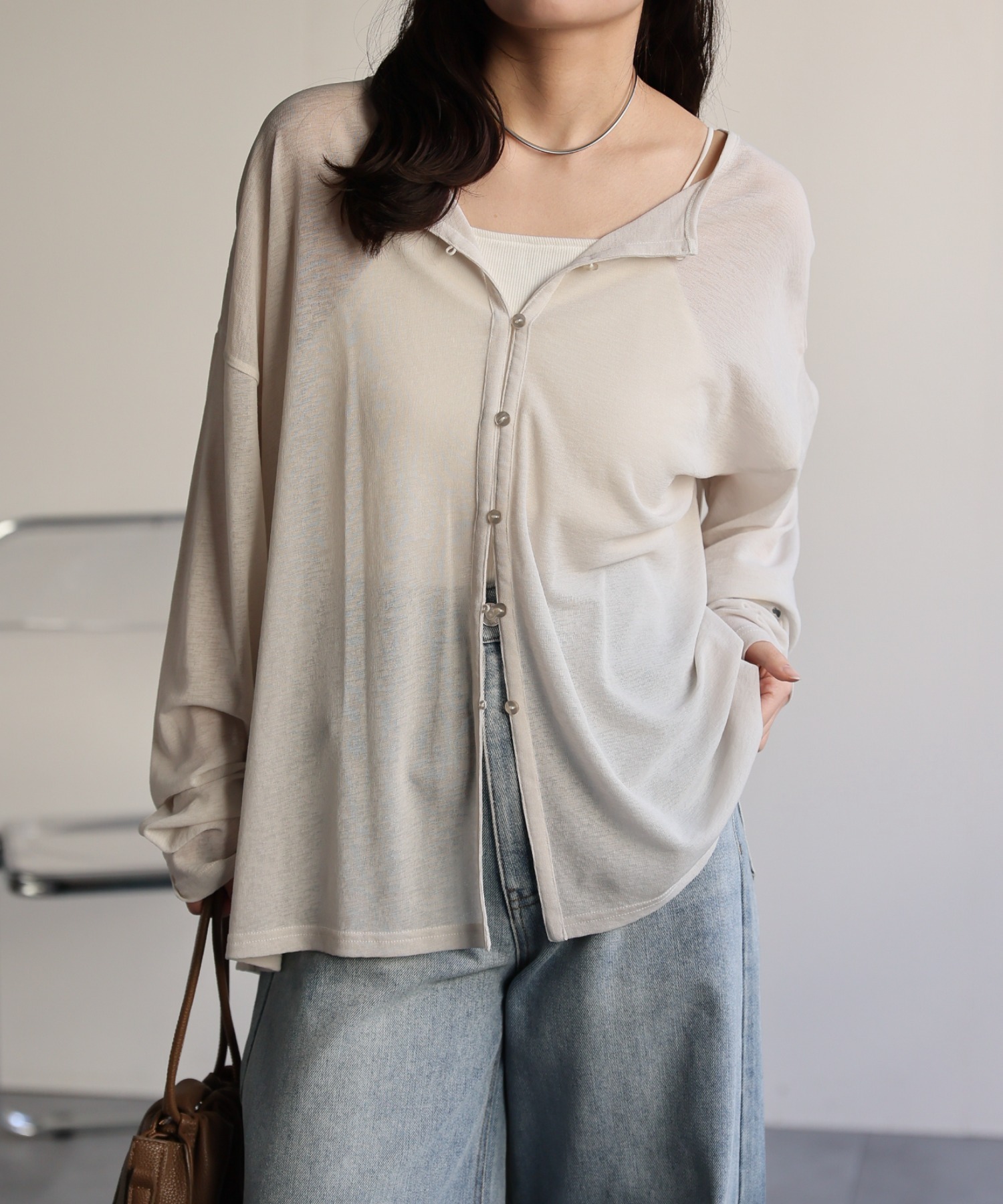 model：156cm 着用サイズ：FREE