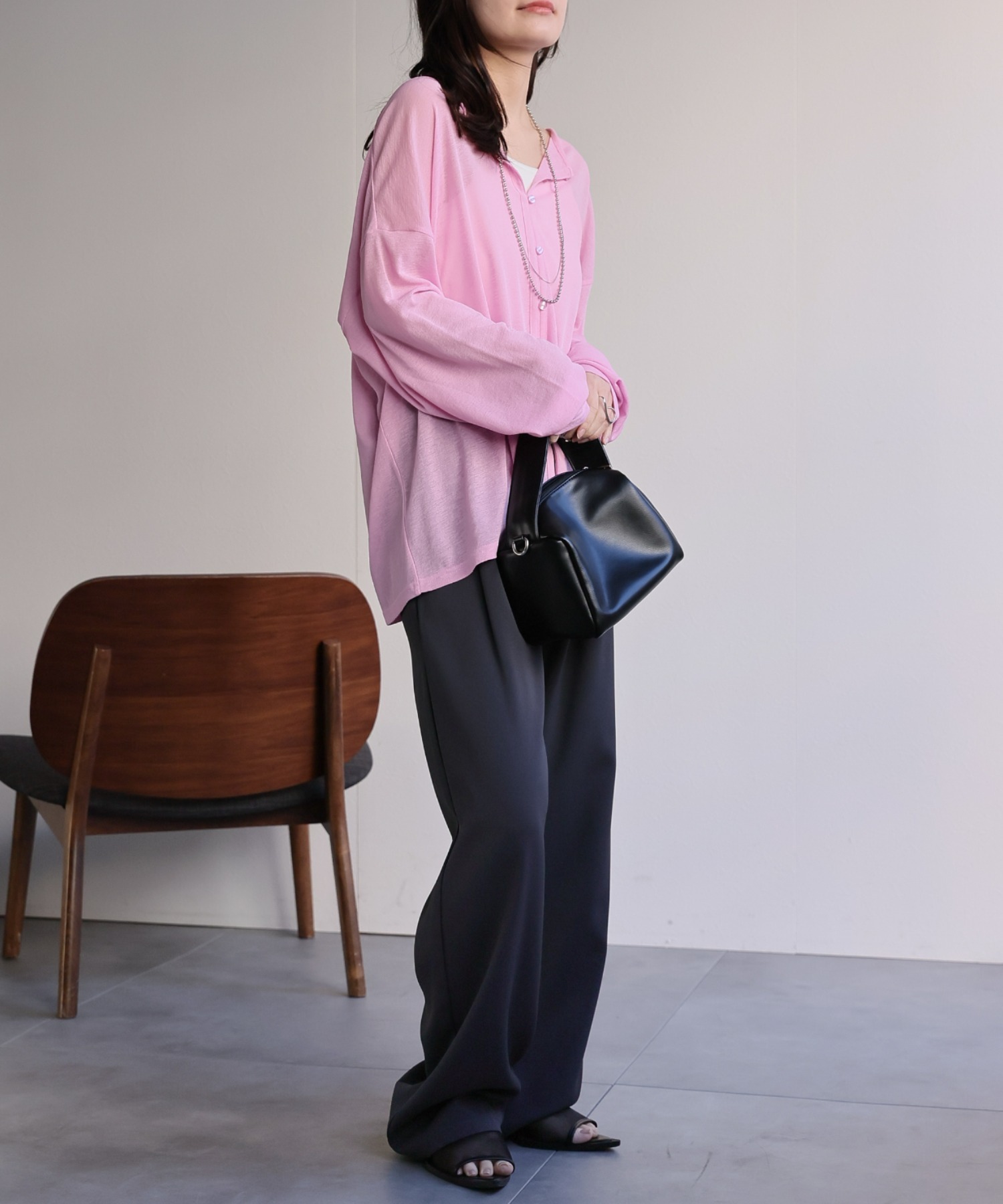 model：156cm 着用サイズ：FREE