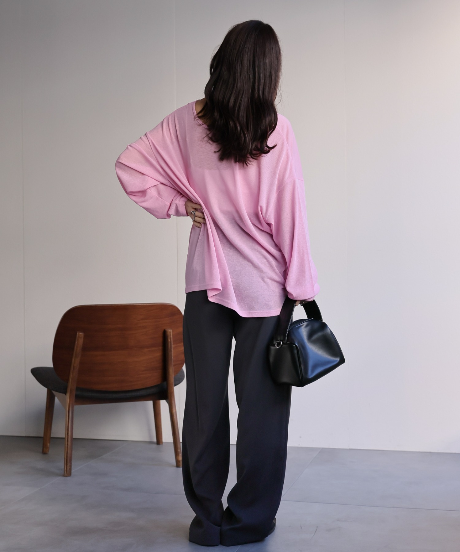 model：156cm 着用サイズ：FREE