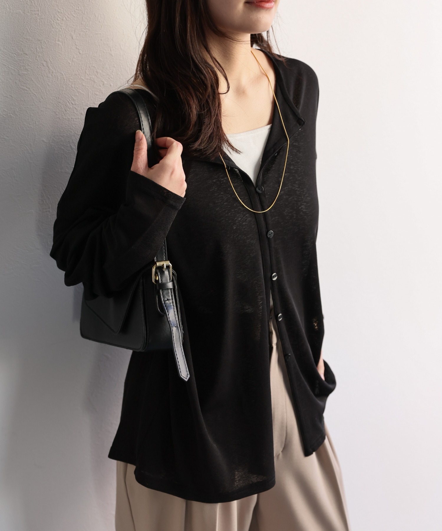 model：156cm 着用サイズ：FREE