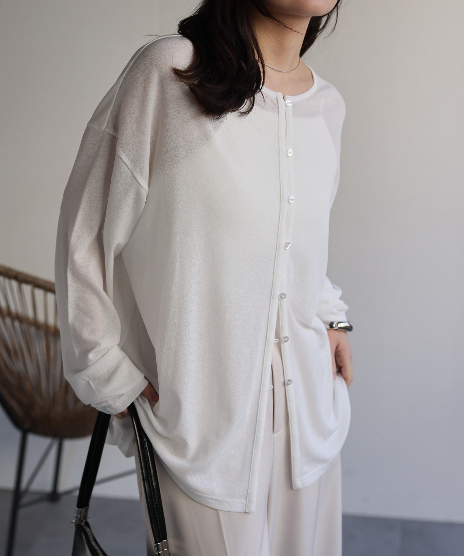 model：156cm 着用サイズ：FREE