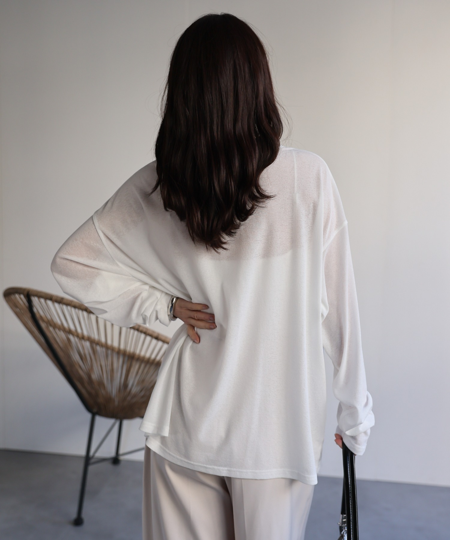 model：156cm 着用サイズ：FREE