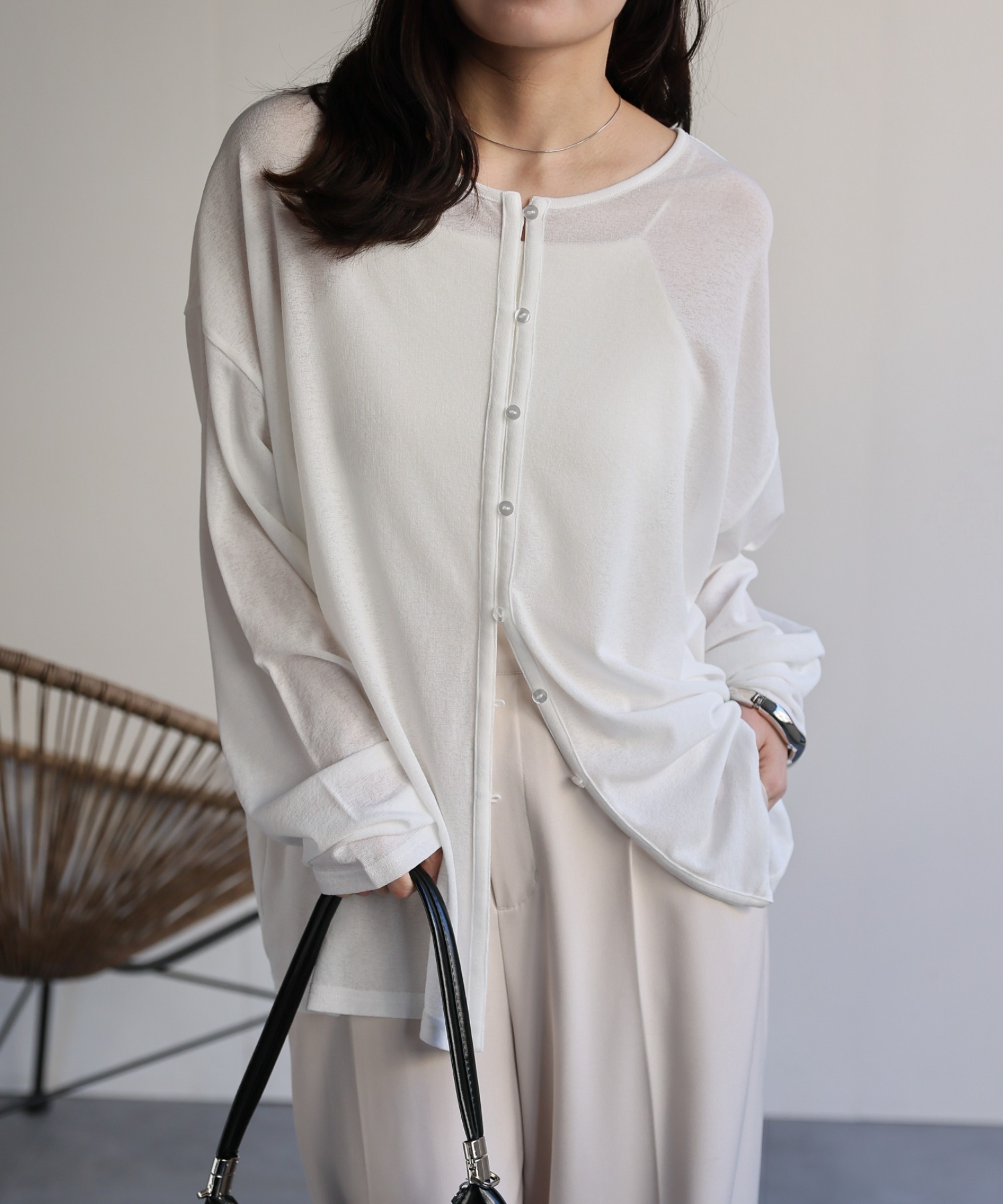 model：156cm 着用サイズ：FREE