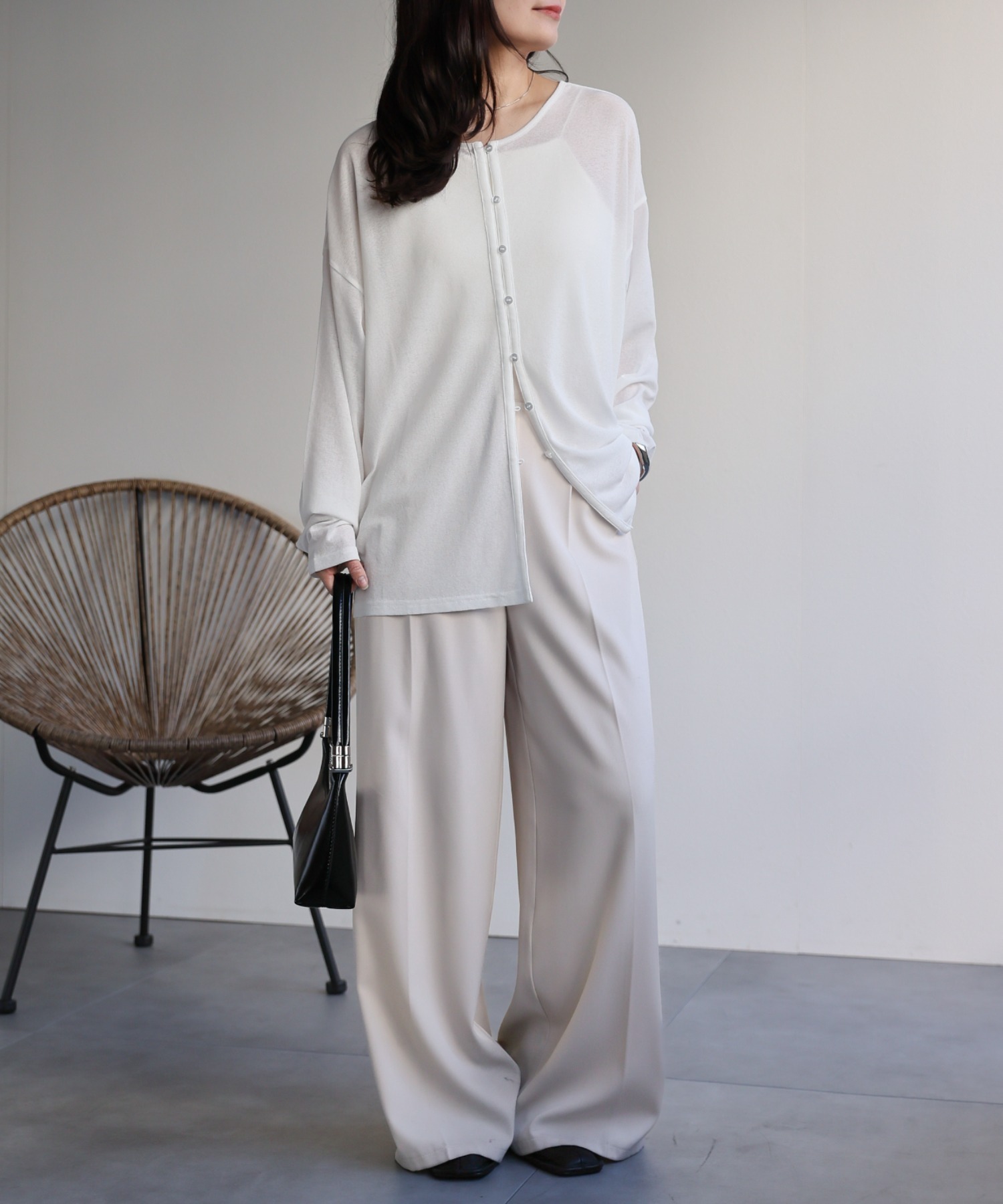 model：156cm 着用サイズ：FREE