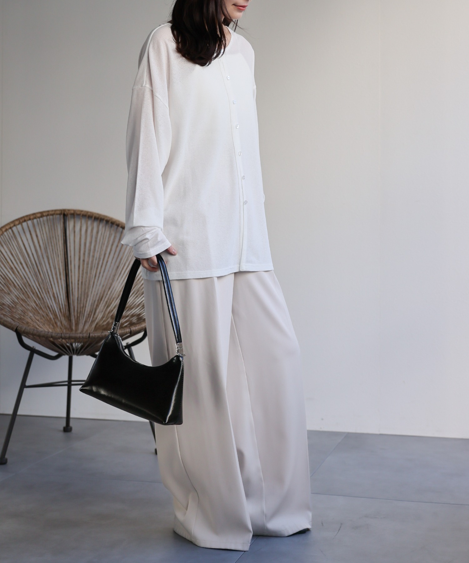 model：156cm 着用サイズ：FREE