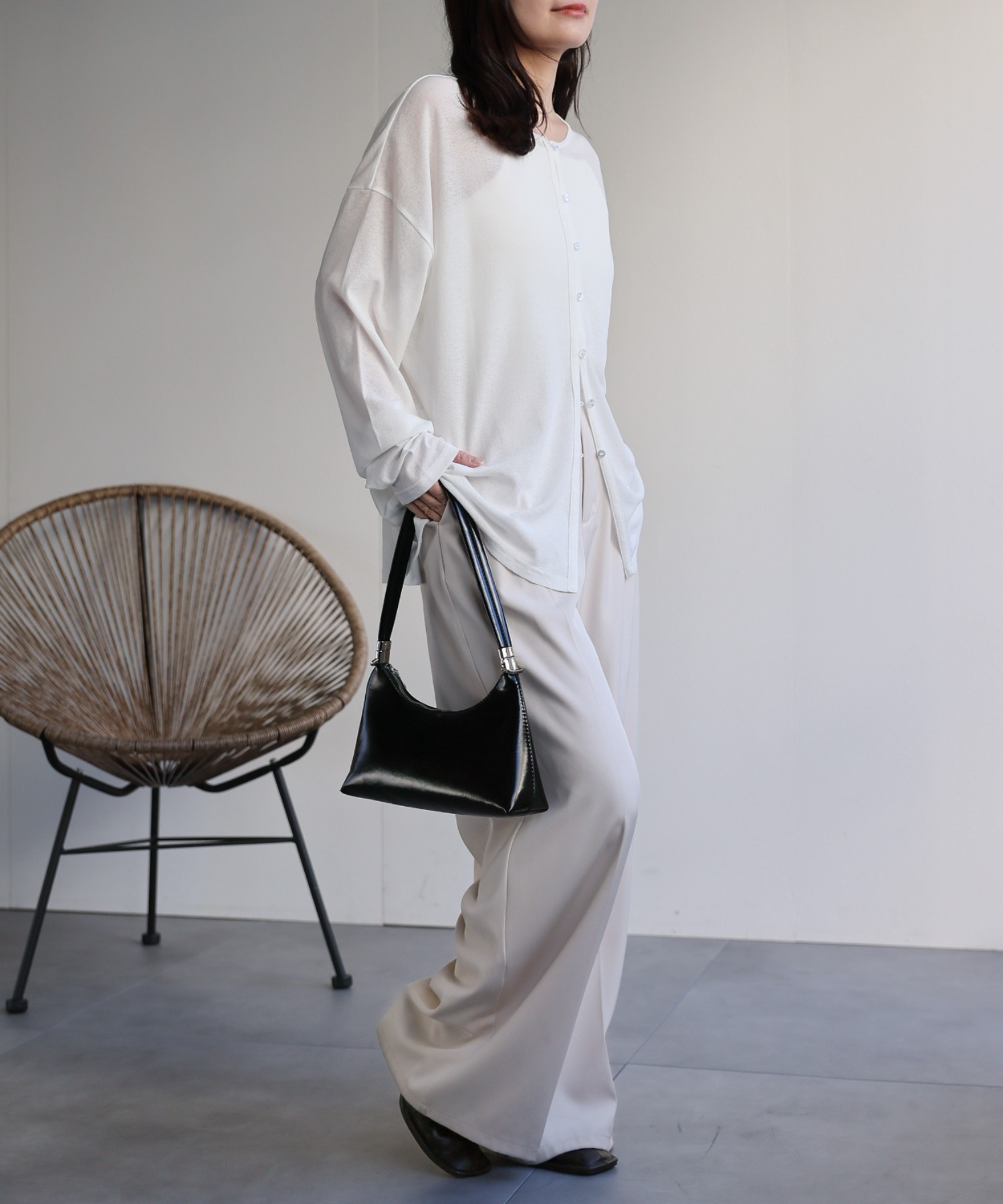 model：156cm 着用サイズ：FREE