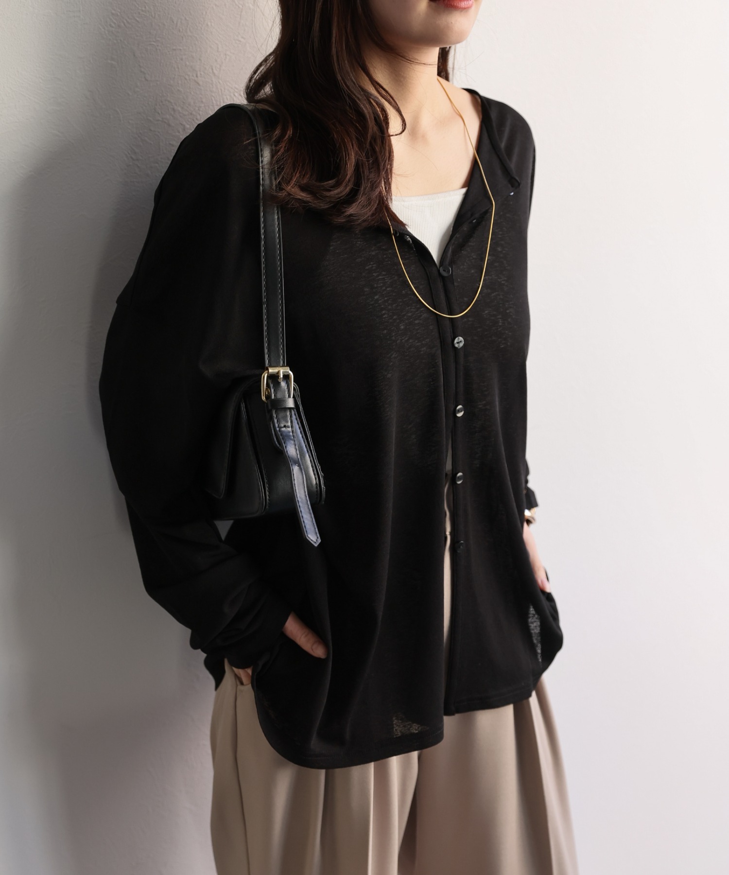 model：156cm 着用サイズ：FREE