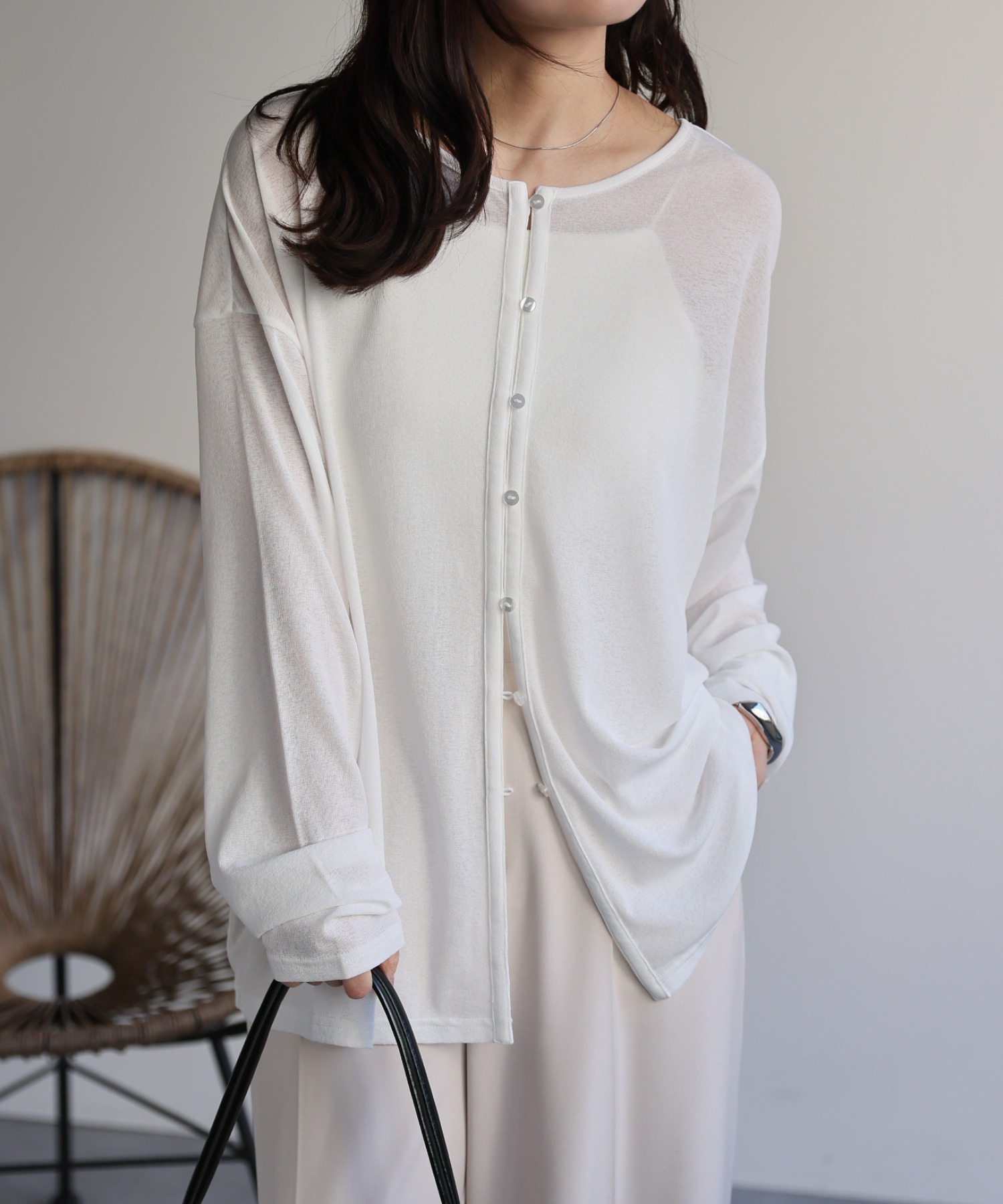 model：156cm 着用サイズ：FREE