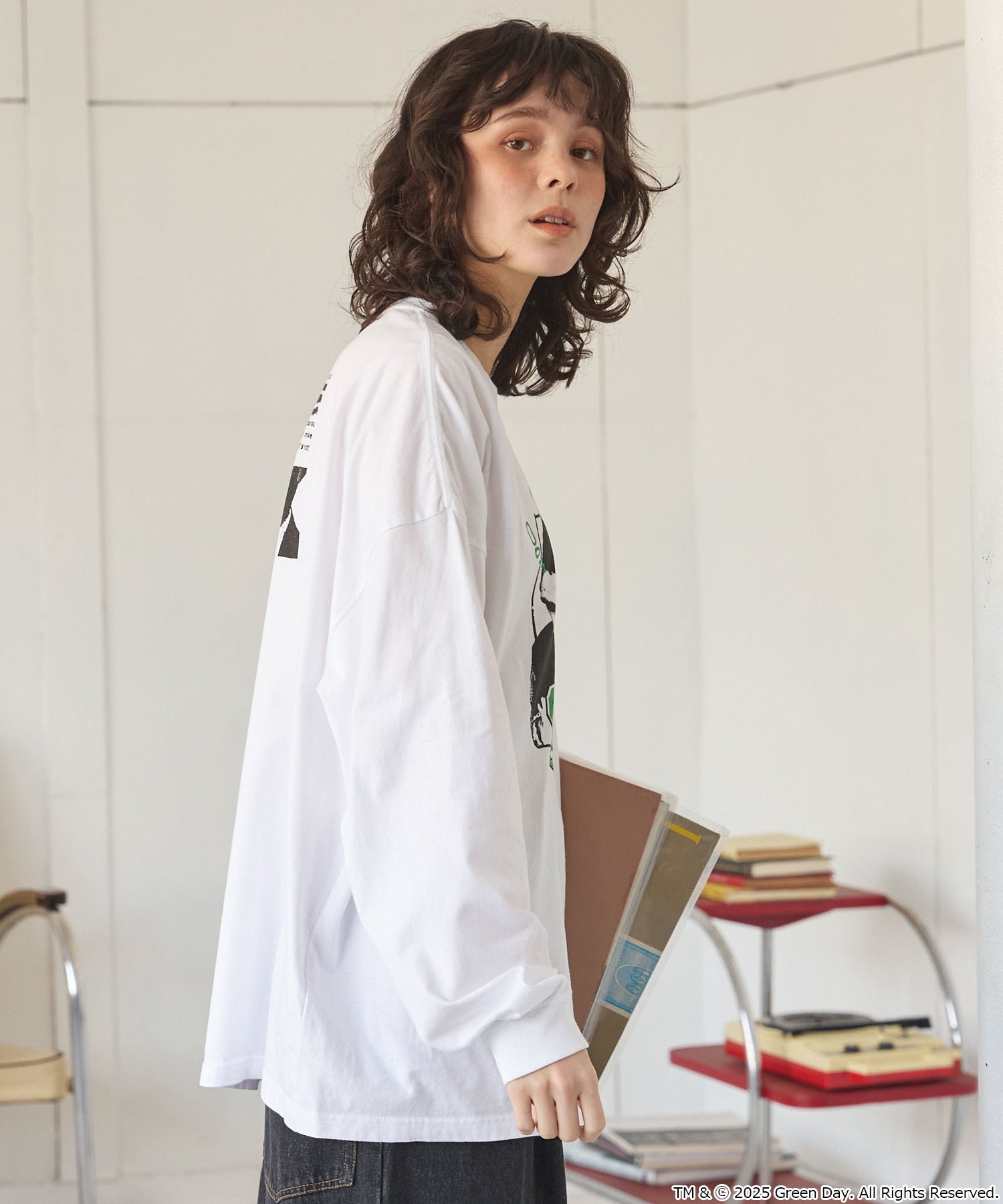 【GOOD ROCK SPEED】GreenDay アートプリントT ホワイト GOOD ROCK SPEED tシャツ 「GOOD SPEED/グッドロックスピード