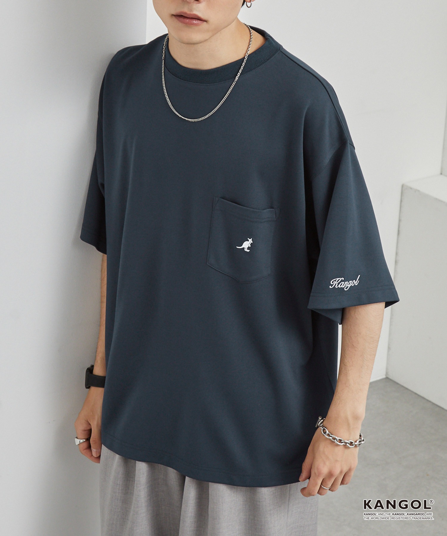 レオナール カンカン 半袖 ブラック 総柄 ロゴ トリム ゆったり Ｌサイズ LEONARD - 極美品 大きいサイズXL カンカン レオナール