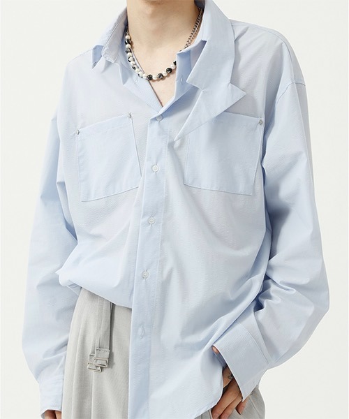 WB ORIGINALS】Thunder Collar Dress Shirt WO21S610TP WESTBOY