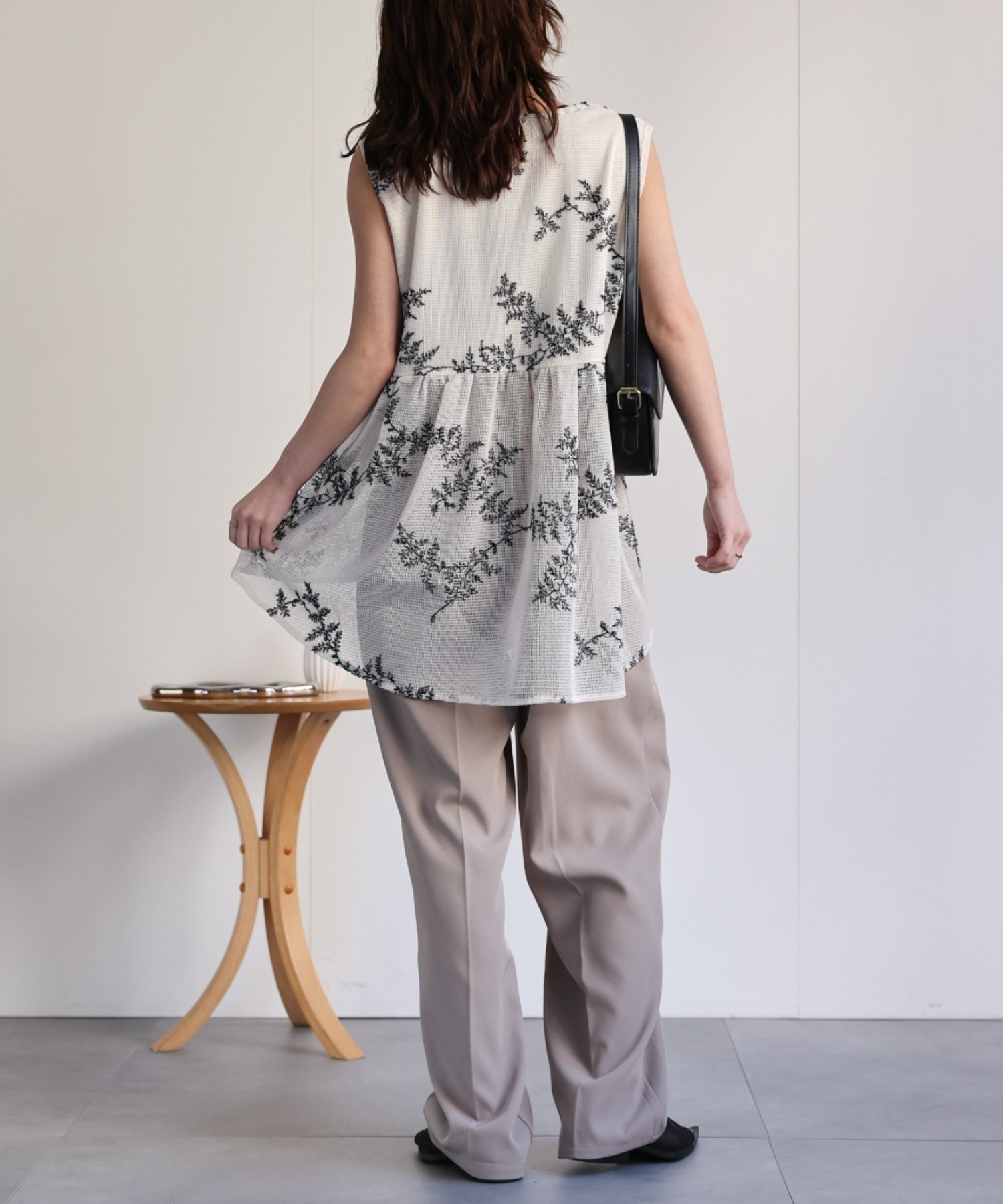 model：156cm 着用サイズ：FREE