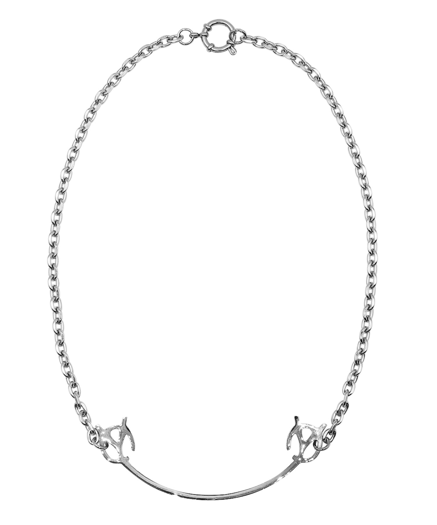 OY/オーワイ』 SMILE LOGO NECKLACE/スマイルロゴネックレス OY│A