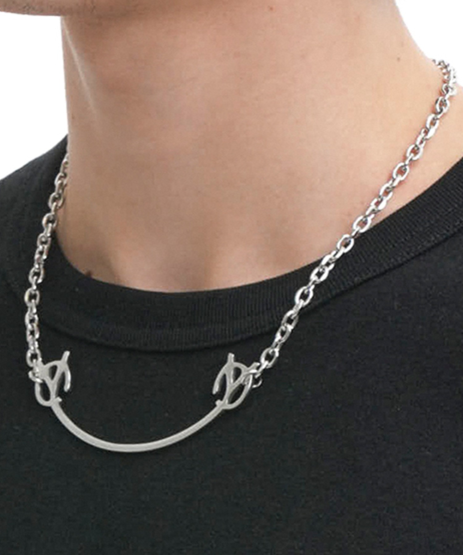 OY/オーワイ』 SMILE LOGO NECKLACE/スマイルロゴネックレス OY│A'GEM