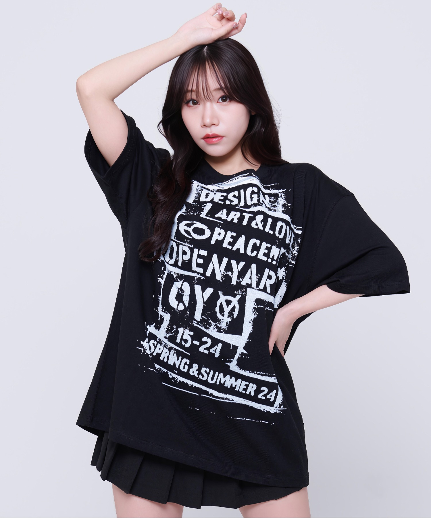 OY/オーワイ』 BOX STAMP T/スタンプ Tシャツ OY│A'GEM/9×.KOM