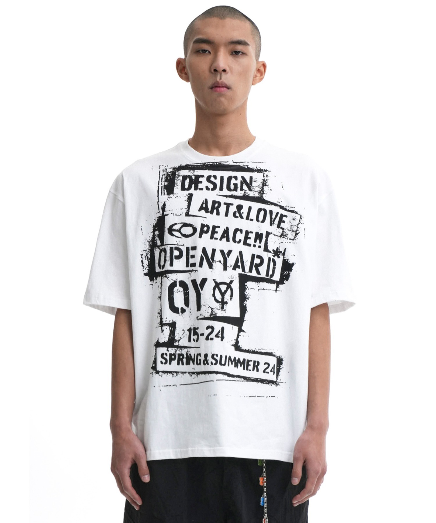 OY/オーワイ』 BOX STAMP T/スタンプ Tシャツ OY│A'GEM/9×.KOM【公式