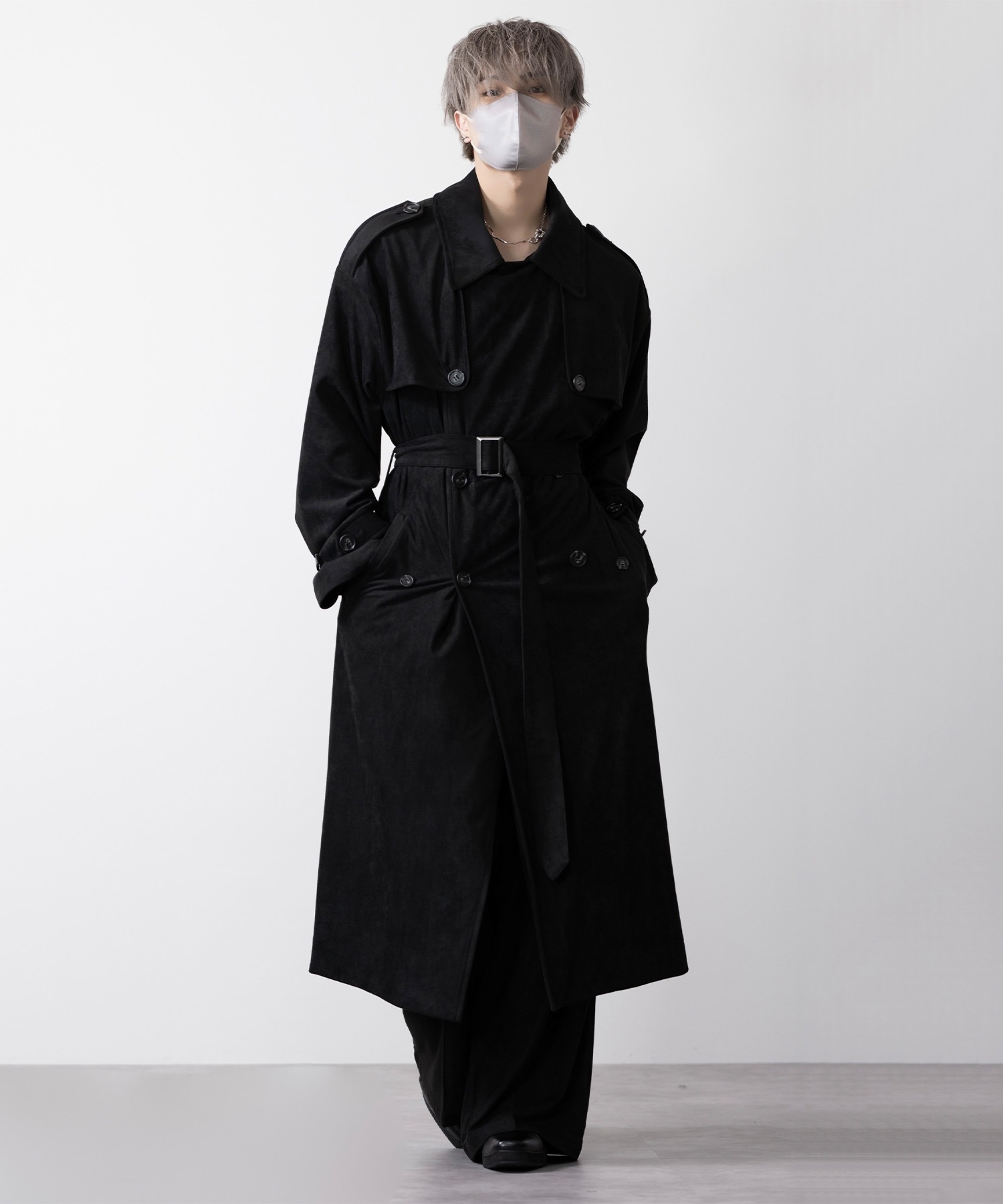 CLEL】Double Tech Fade Trench Coat/ダブルテックフェード トレンチコート