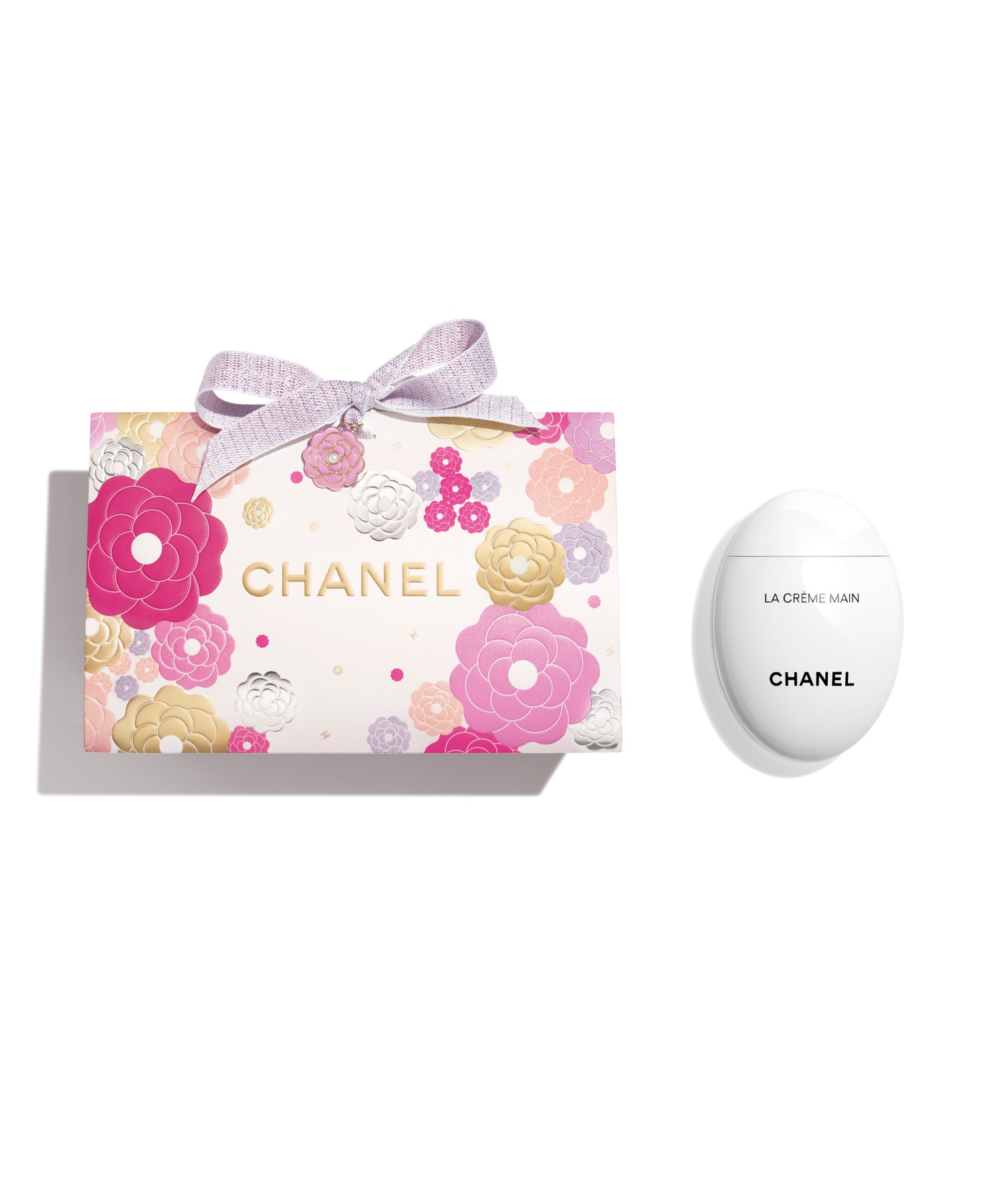 CHANEL ハンドクリーム　限定 ラ クレーム マン テクスチャー ドゥース（限定ラッピング