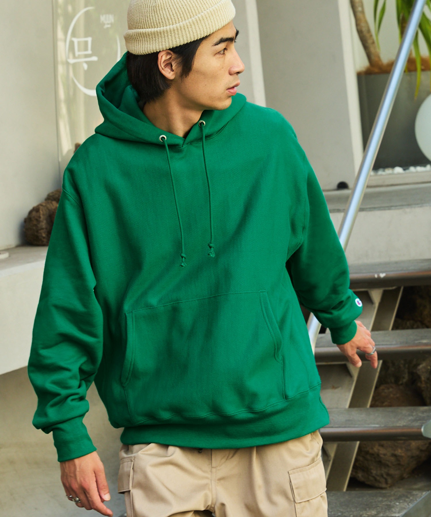 Champion 12oz Reverse Weave Sweat Hoodie/チャンピオン リバース ...