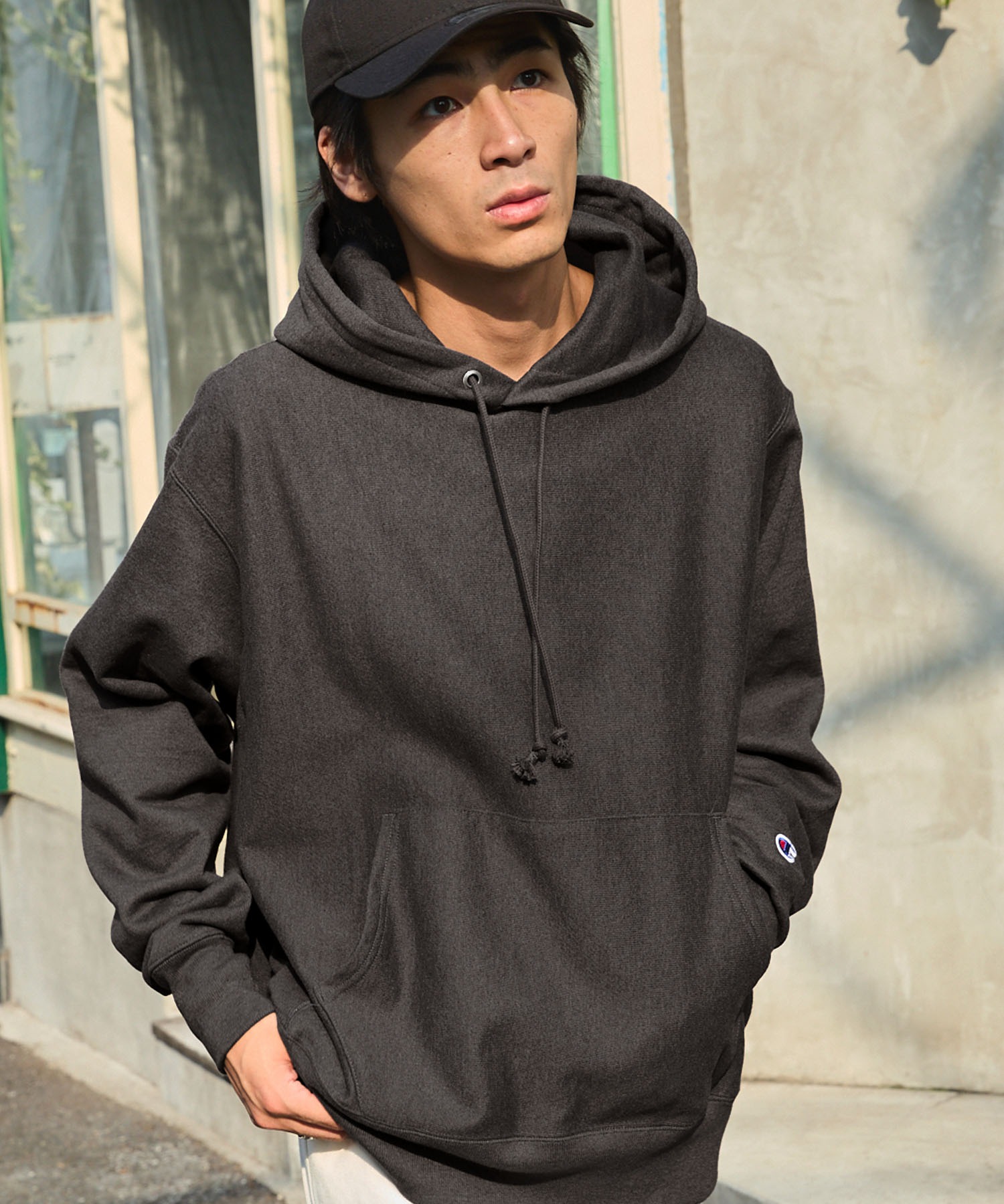 Champion 12oz Reverse Weave Sweat Hoodie/チャンピオン リバースウィーブパーカー