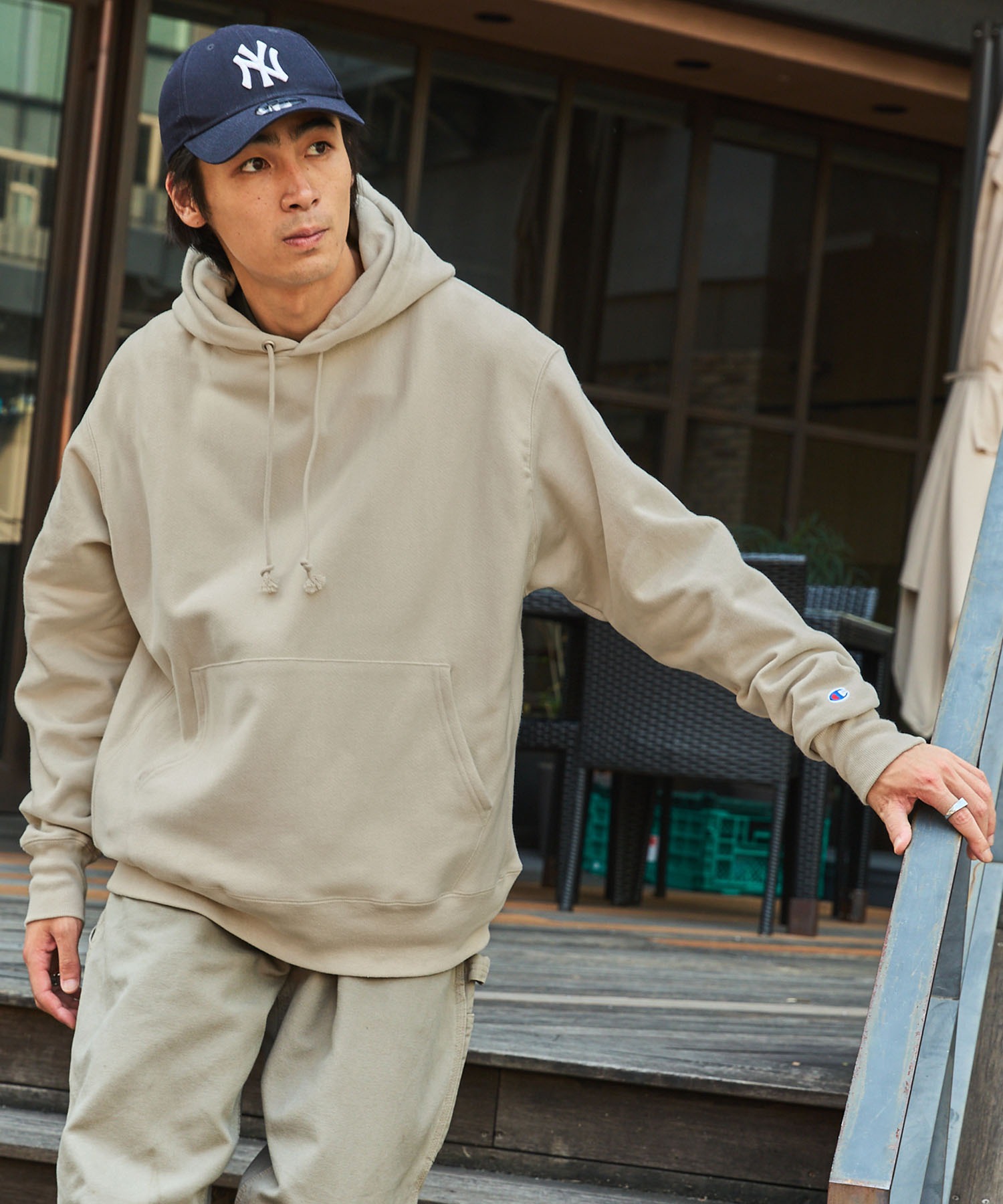 Champion 12oz Reverse Weave Sweat Hoodie/チャンピオン リバース 