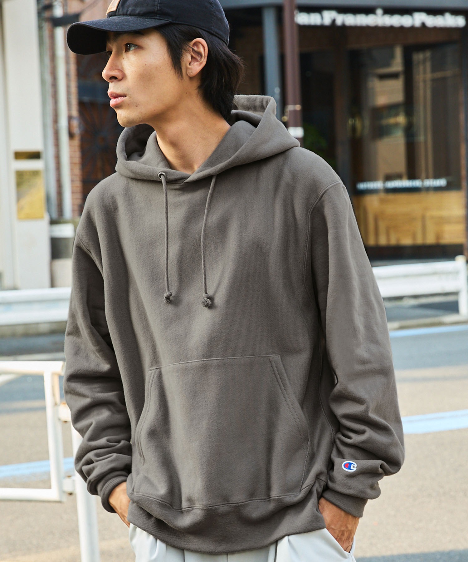 Champion 12oz Reverse Weave Sweat Hoodie/チャンピオン リバースウィーブパーカー