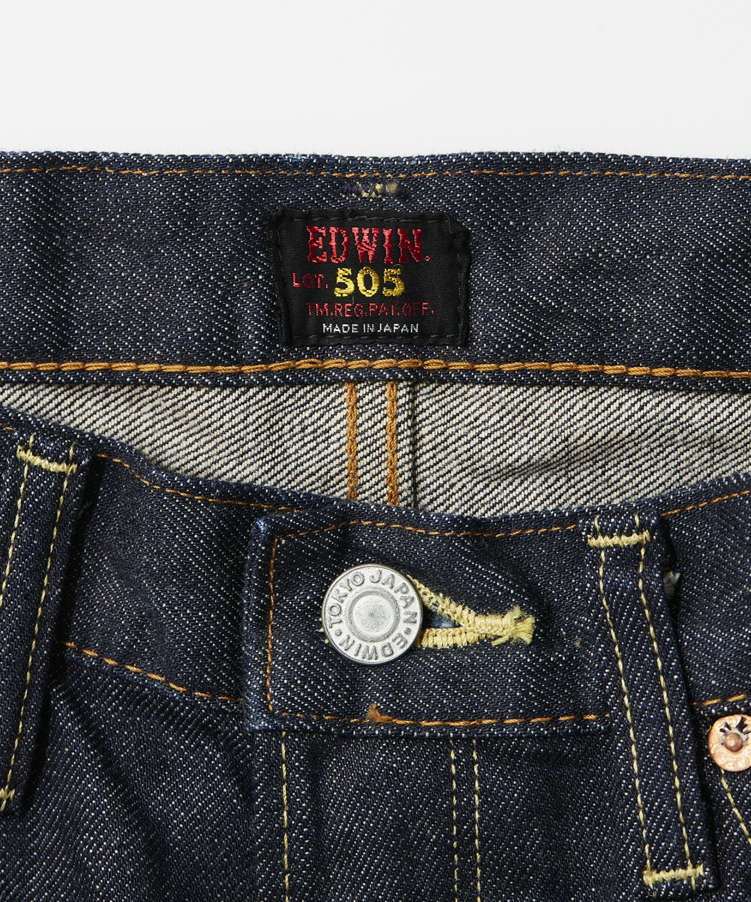 EDWIN エドウイン 505ZX 50sルーズストレートパンツ セルビッチ EDWIN（エドウィン） 505ZX ルーズストレート セルビッジ デニムパンツ