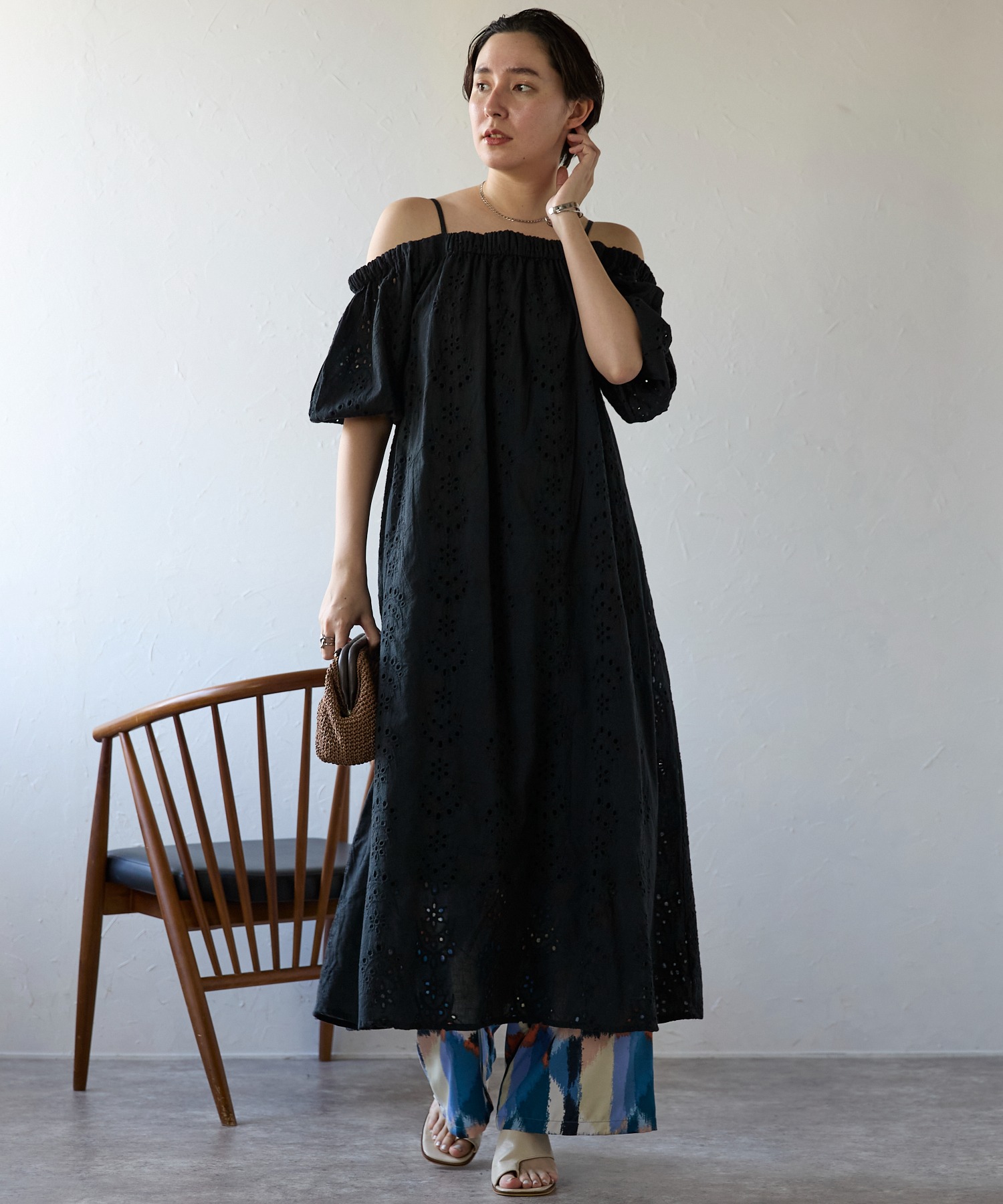 モデル身長:170cm　サイズ:FREE