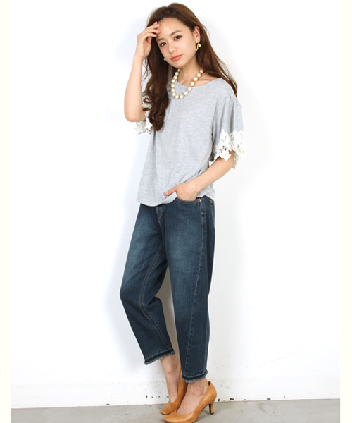 裾フリンジボーイズデニム Elearning Minmba Com