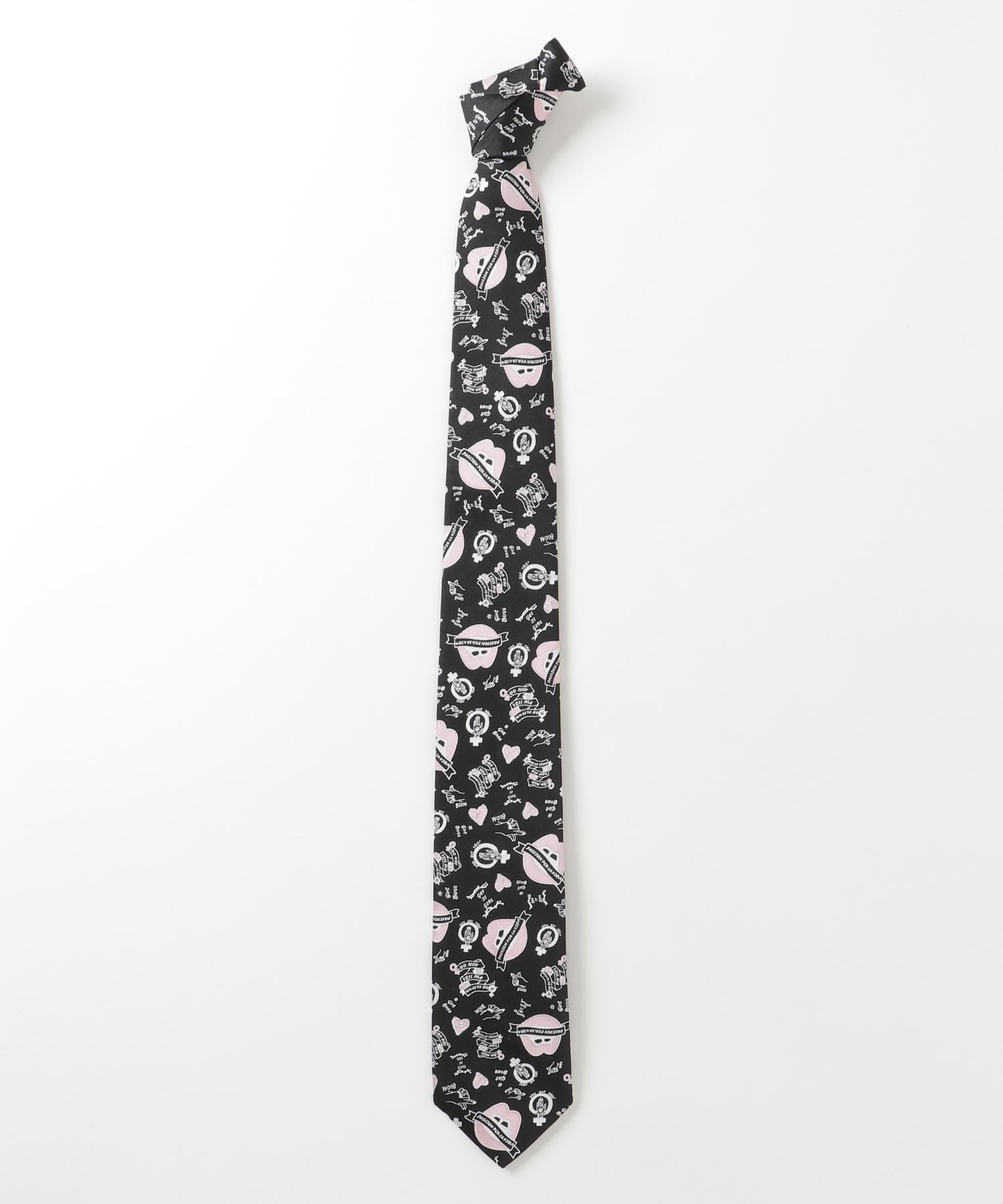 Tiednista タイド二スタ リップ柄 大幅値下げランキング ネクタイ Tnte 076