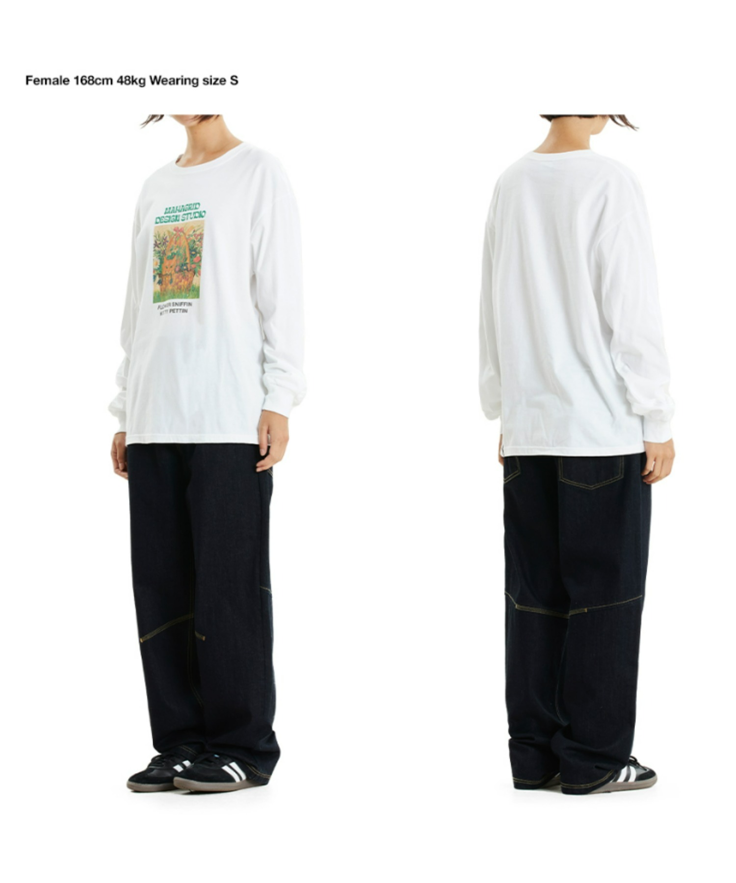 【mahagrid】22FW★ FLOWER KITTY LS TEE mahagrid(マハグリッド) - 22FW FLOWER KITTY LS TEE – einz.jp