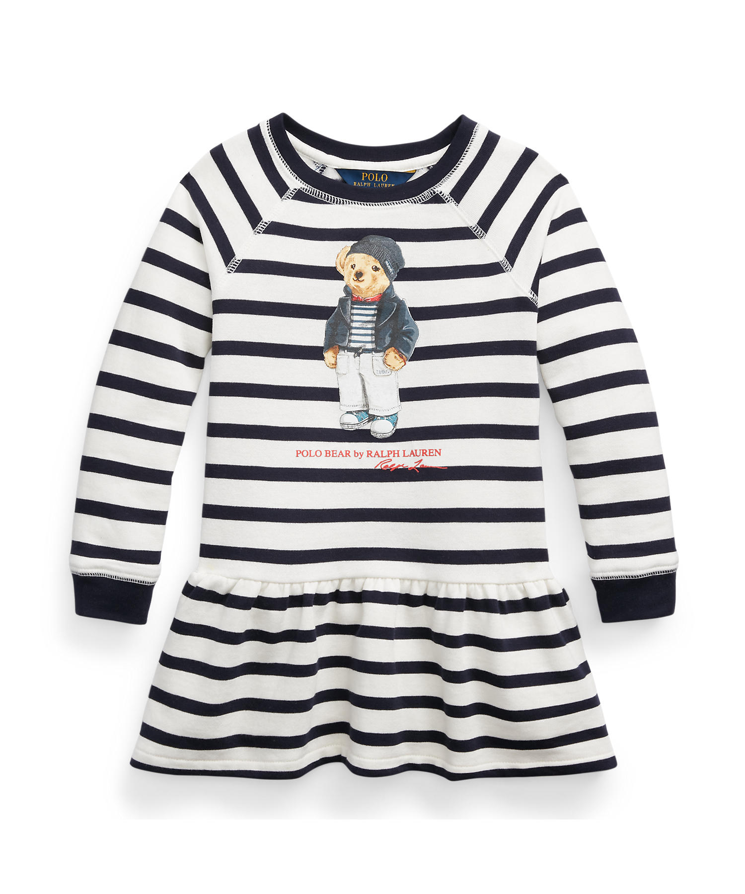 Polo ベア コットン フリース ドレス