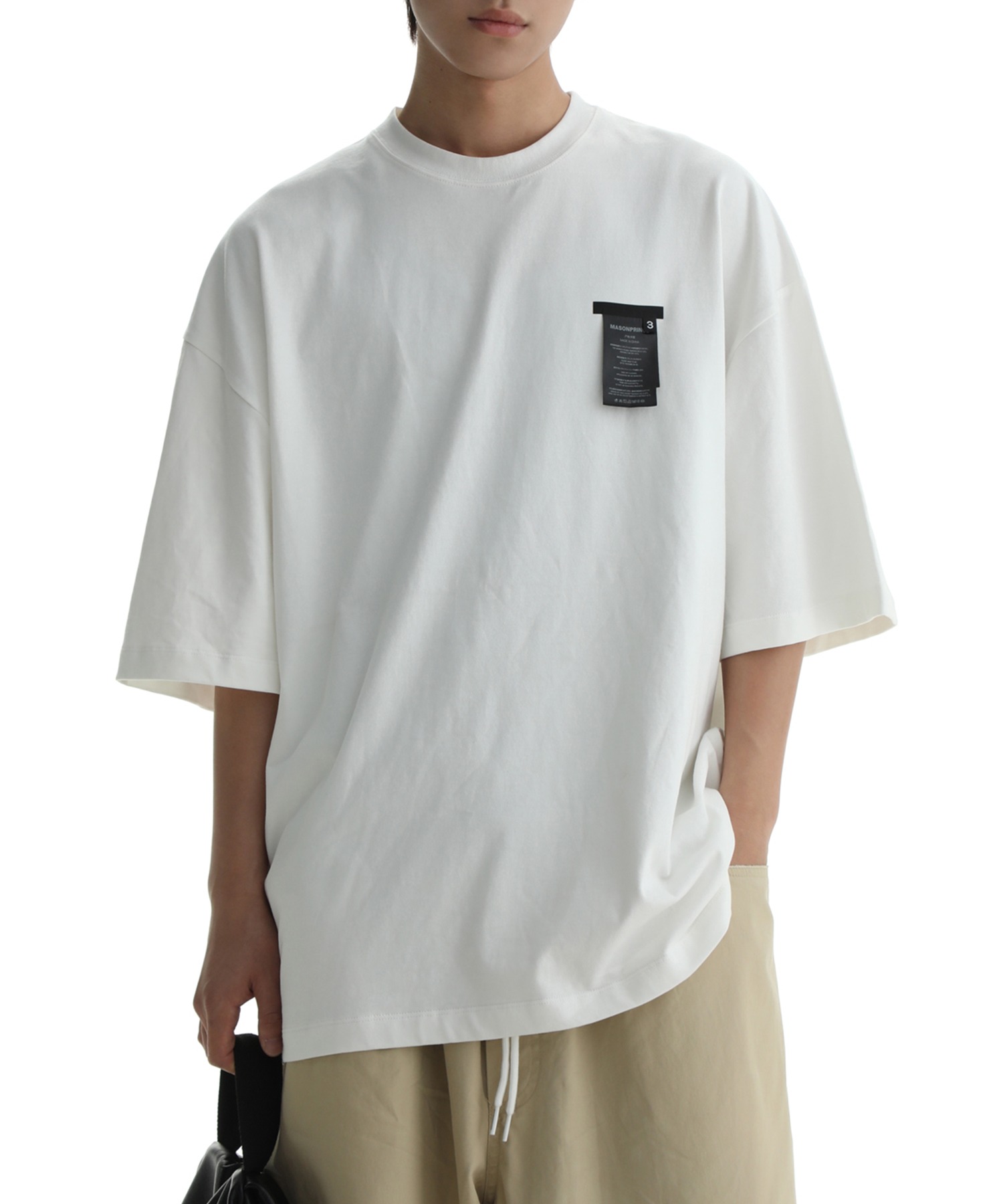 オーバーサイズ 品質タグ プリントTシャツ DT4170【M.P Studios
