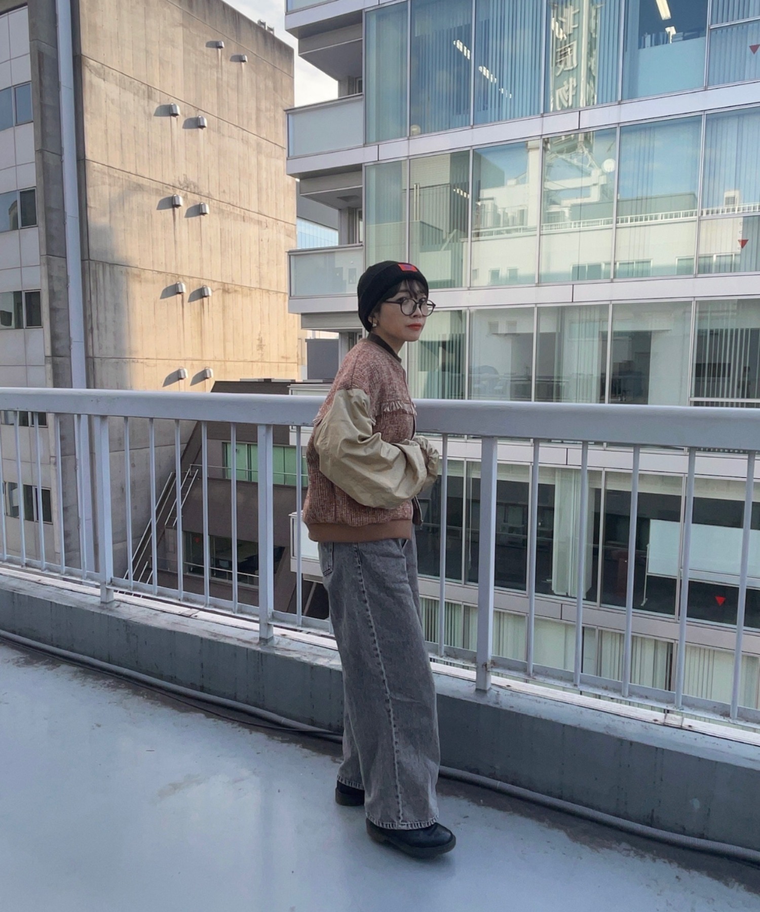 model:162㎝　着用サイズFREE
