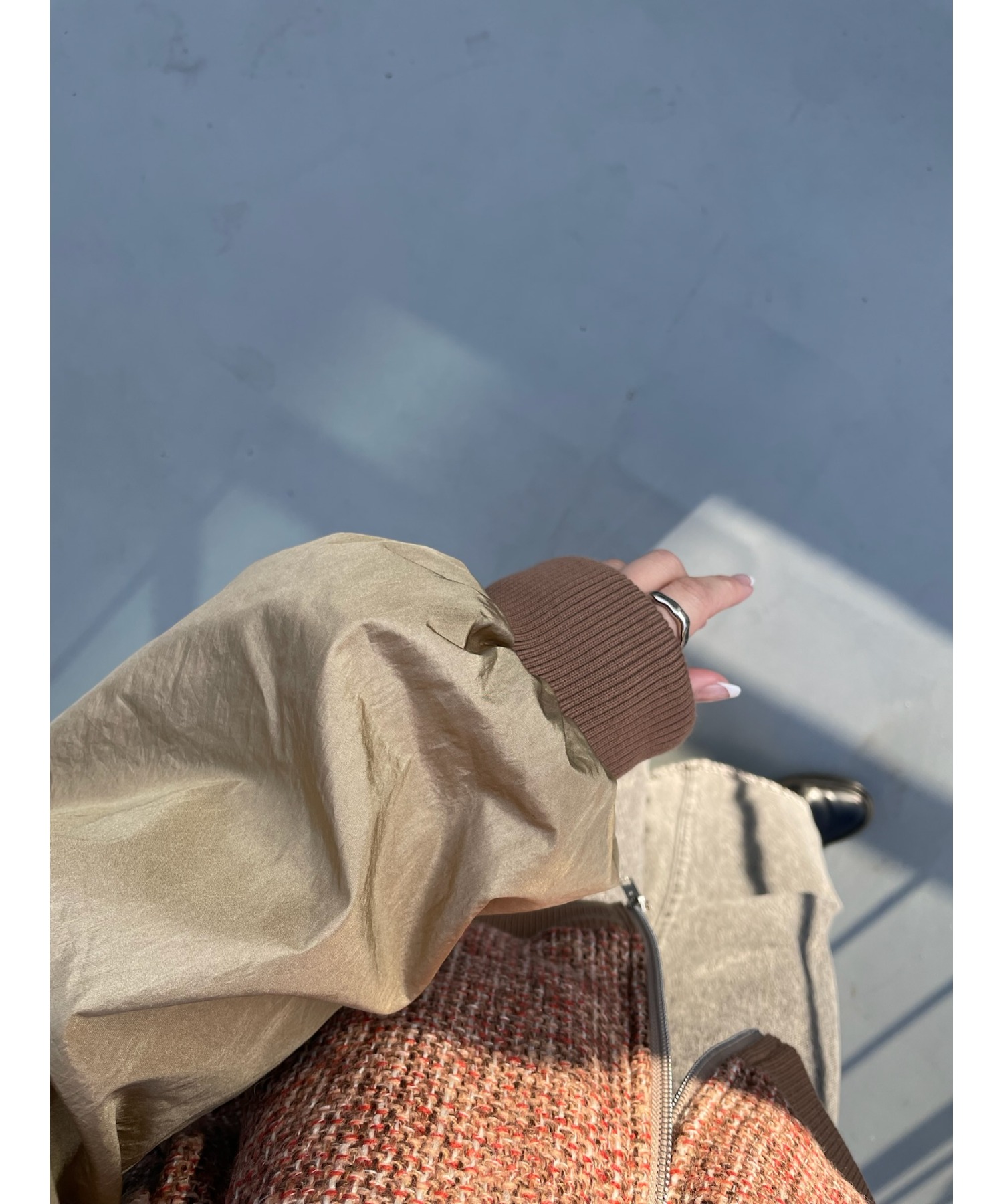 model:162㎝　着用サイズFREE
