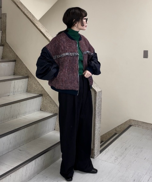 model:162㎝　着用サイズFREE