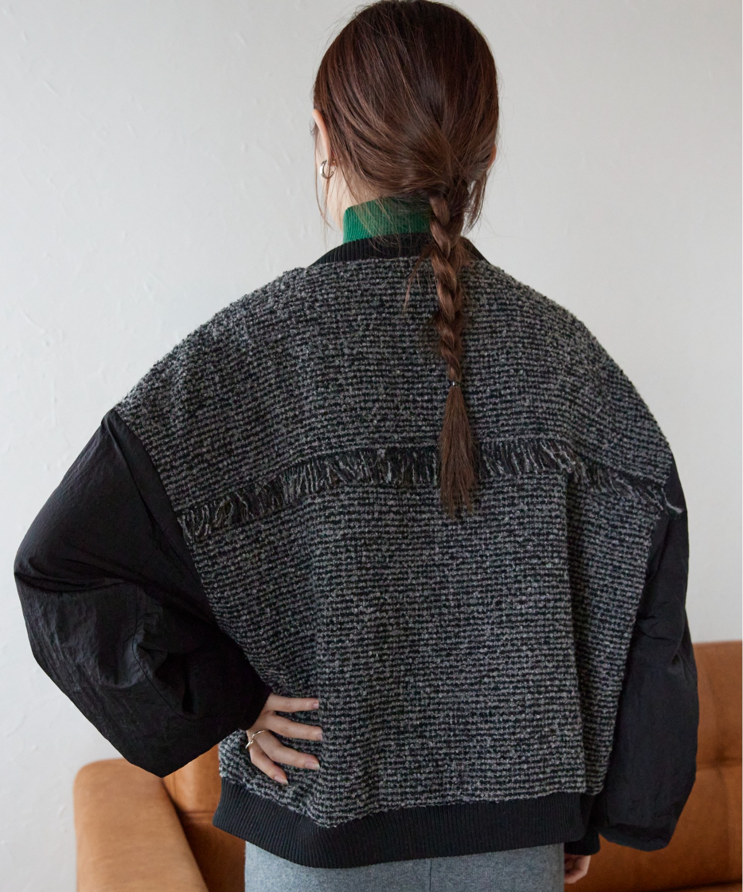 model:158㎝　着用サイズFREE