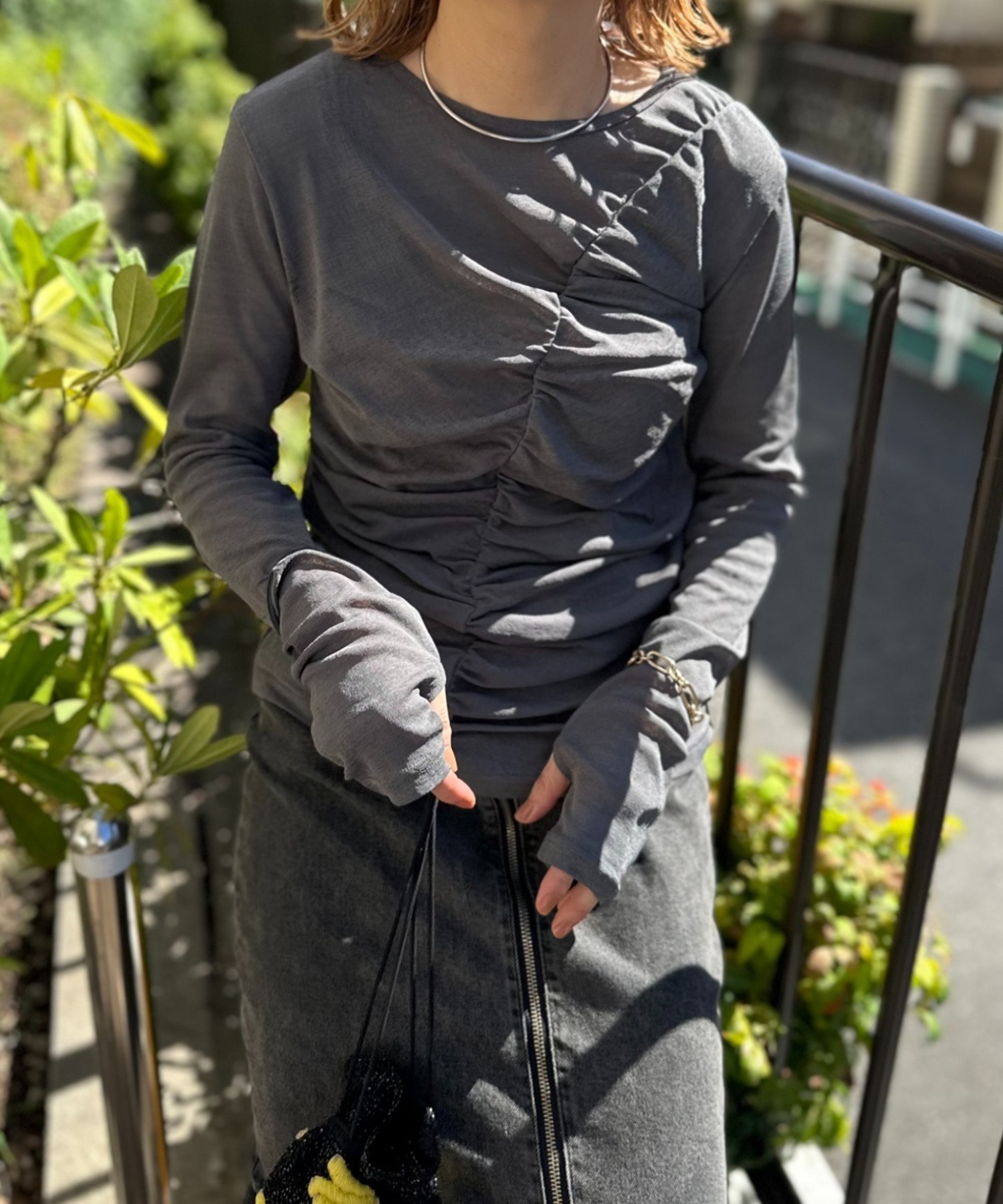 model:154cm 着用サイズ:FREE