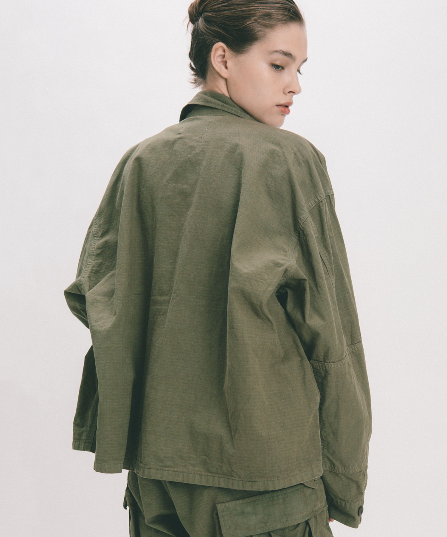 FRAMeWORK 【TOP KHAKI/トップカーキ】BDU SHIRT 新品 TOP KHAKI】BDU オンライン SHIRT FRAMeWORK 【TOP KHAKI/トップカーキ